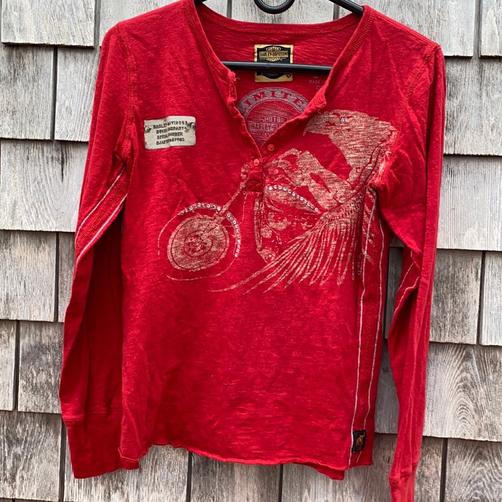 Harley Davidson Henley